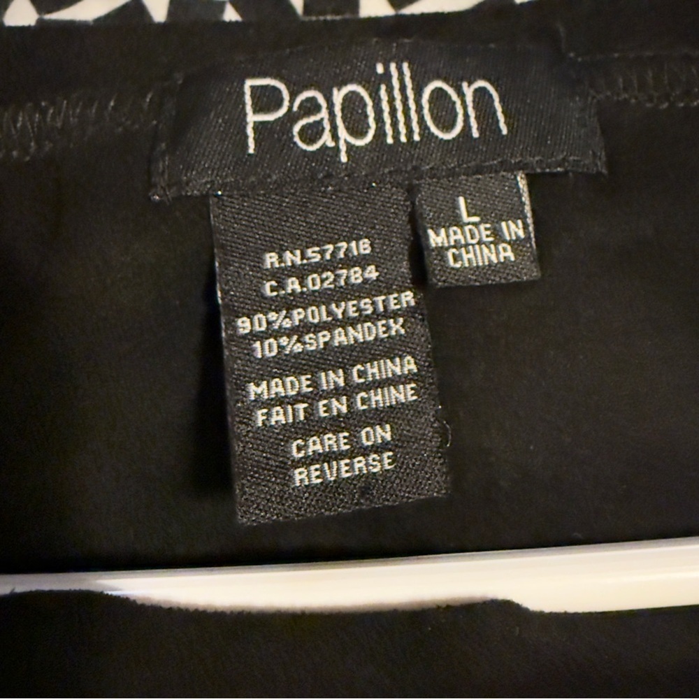 10/$35-𝐏𝐀𝐏𝐈𝐋𝐋𝐎𝐍 𝐁𝐋𝐀𝐍𝐂 𝐁𝐋𝐀𝐂𝐊 𝐄𝐌𝐁𝐑𝐎𝐈𝐃𝐄𝐑𝐘 𝐅𝐑𝐎𝐍𝐓 𝐃𝐄𝐒𝐈𝐆𝐍  𝐕𝐄𝐋𝐕𝐄𝐓𝐘 𝐅𝐄𝐄𝐋 𝐃𝐑𝐄𝐒𝐒 - Picture 3 of 4